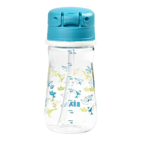 Cana cu pai, Dark Blue, B913450, 350 ml, Beaba 435860